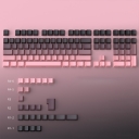 Blackberry 104+30 Keys OEM Profile PBT Doubleshot Side Legends Keycaps Set for MX Keyboard